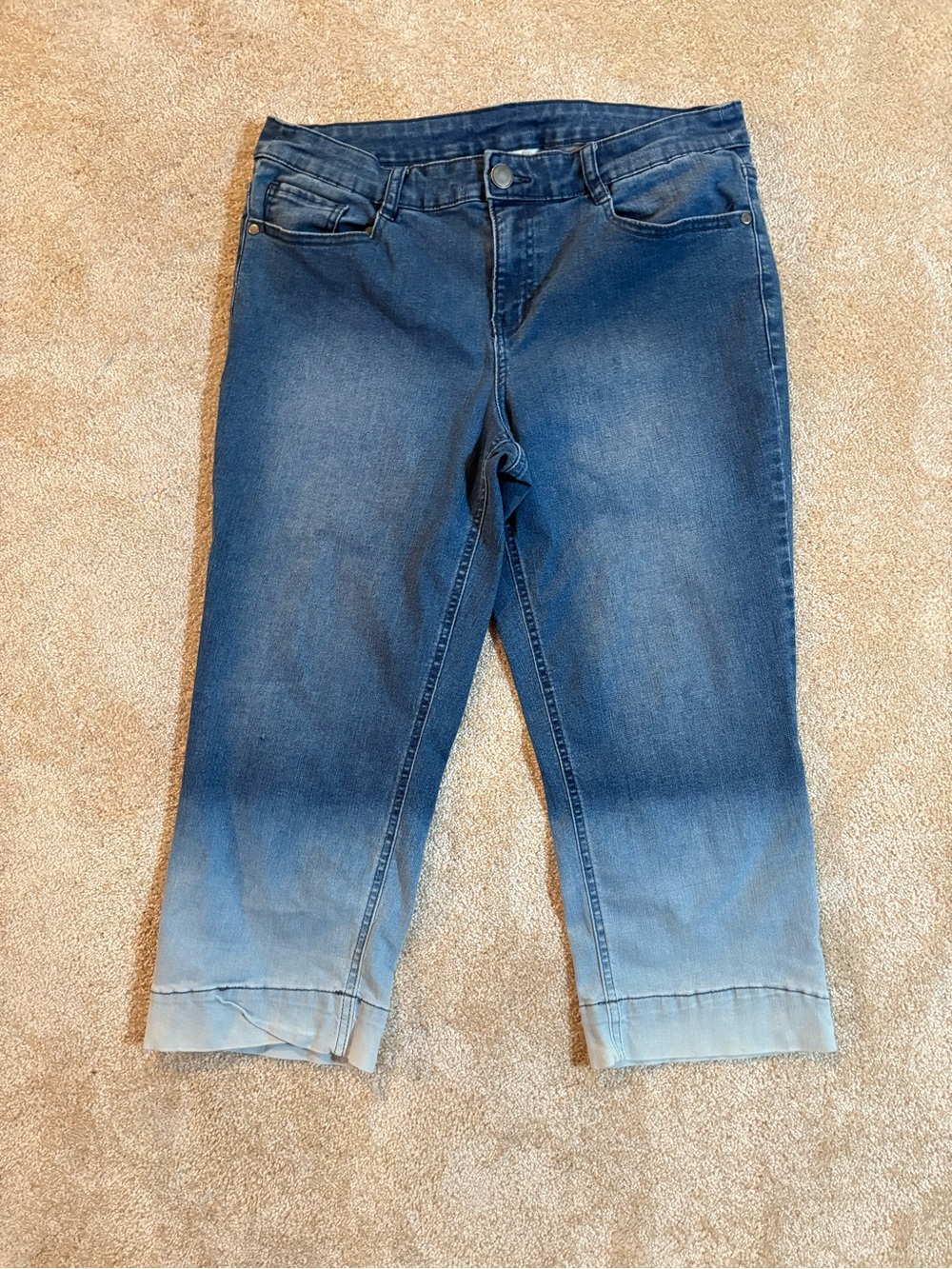 Christopher & Banks Jean Capri Size 12P